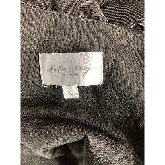 Katie May 'A Cut Above' Black One Shoulder Asymmetric Gown Size M - Picture 4 of 4